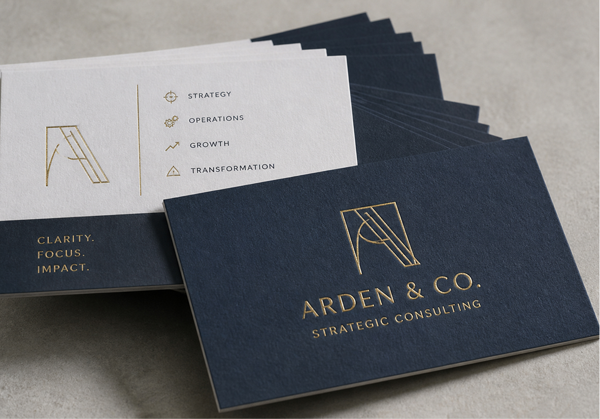 Foil Business Cards