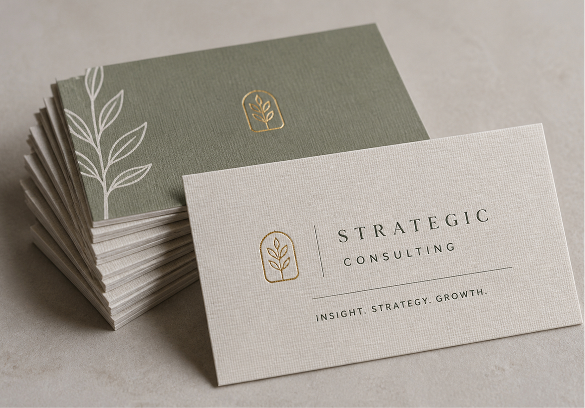 Linen Business Cards