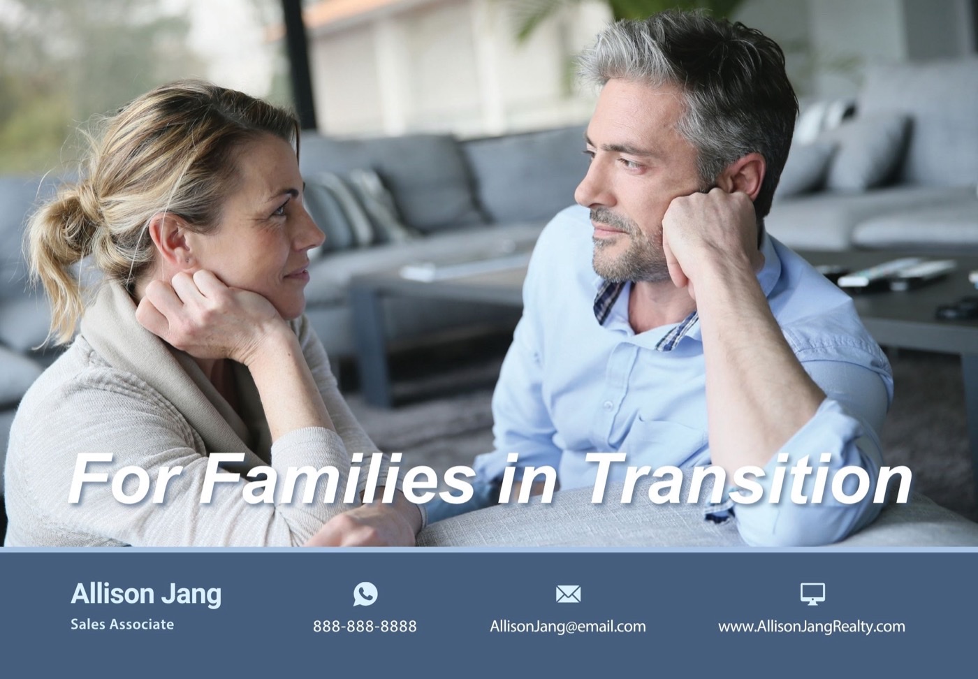 Families in Transition · EDDM postcard template