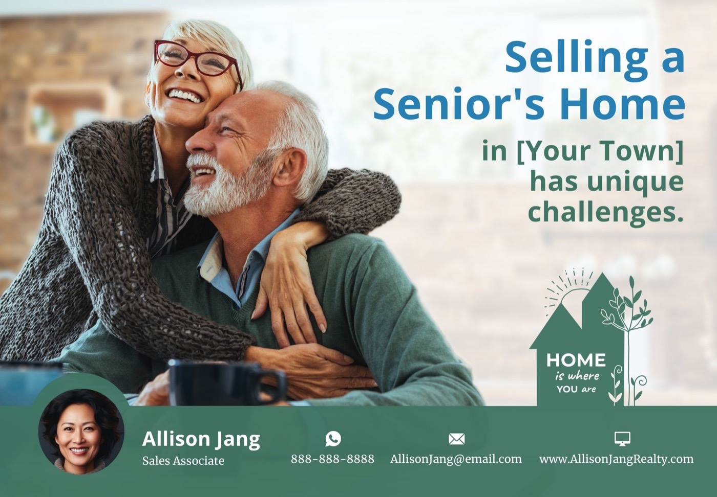 Selling a Senior Home · EDDM postcard template