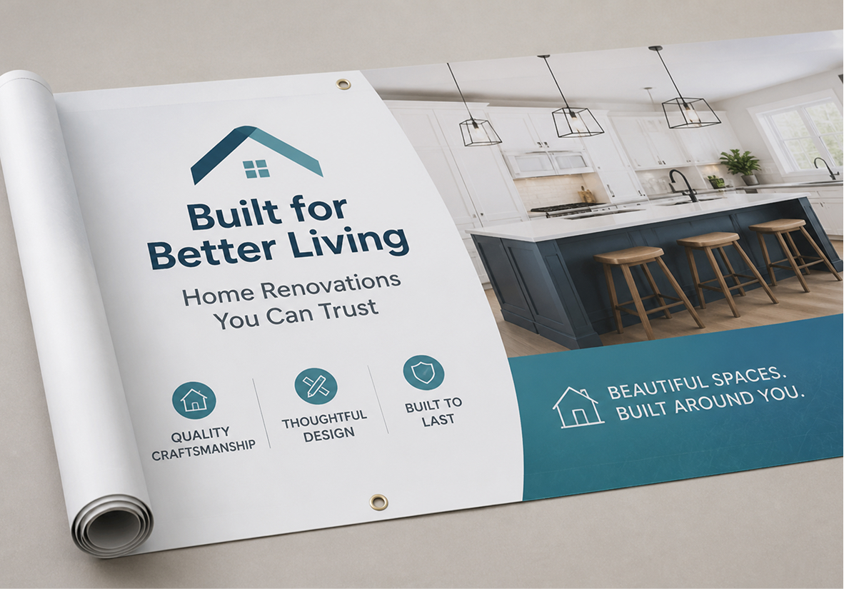 15oz Double Sided Blockout Banners