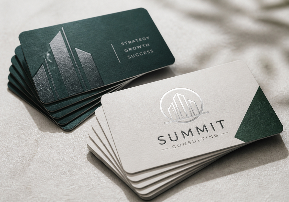 Dual Raised Business Cards