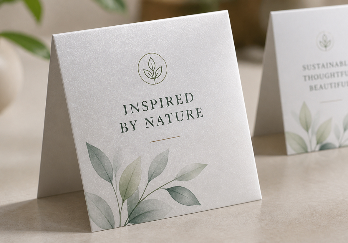 Pearl Table Tents