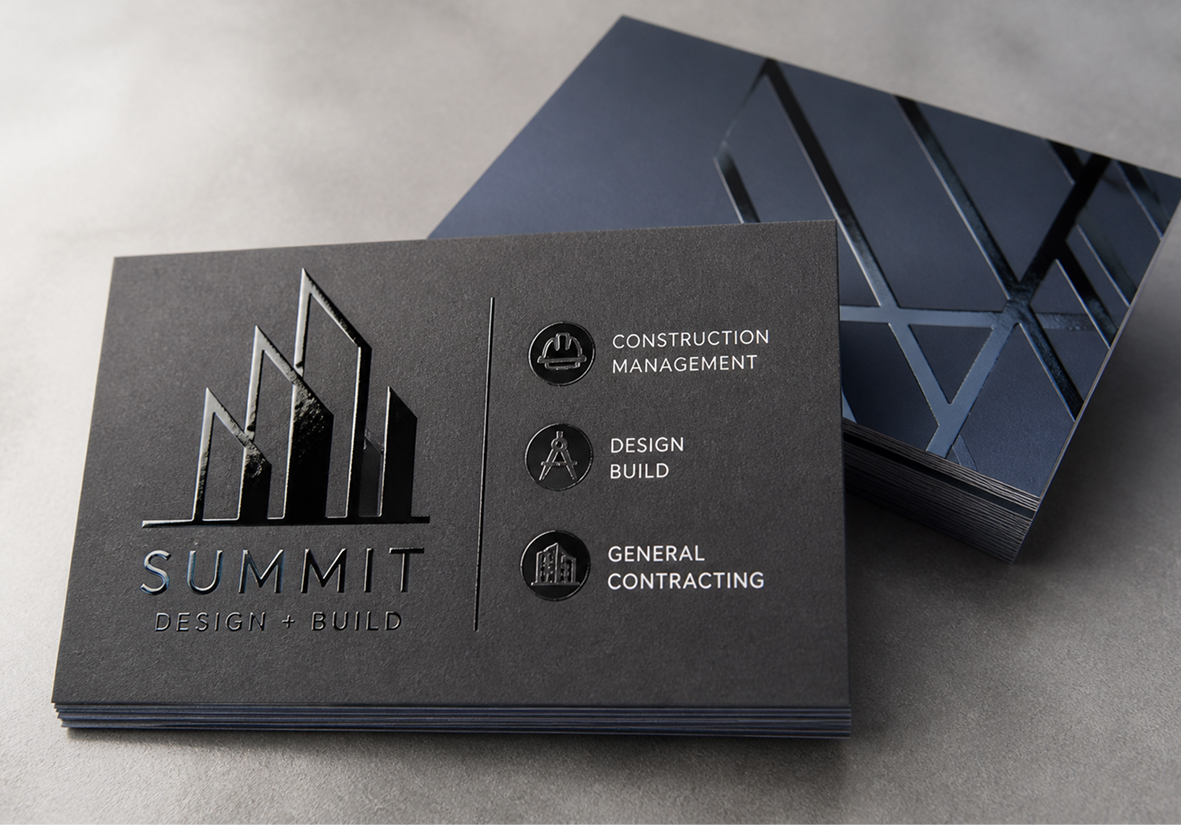 Raised Spot UV Business Cards