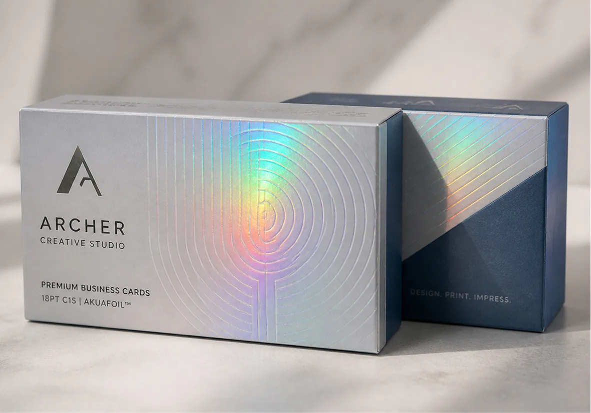 Akuafoil Business Card Boxes